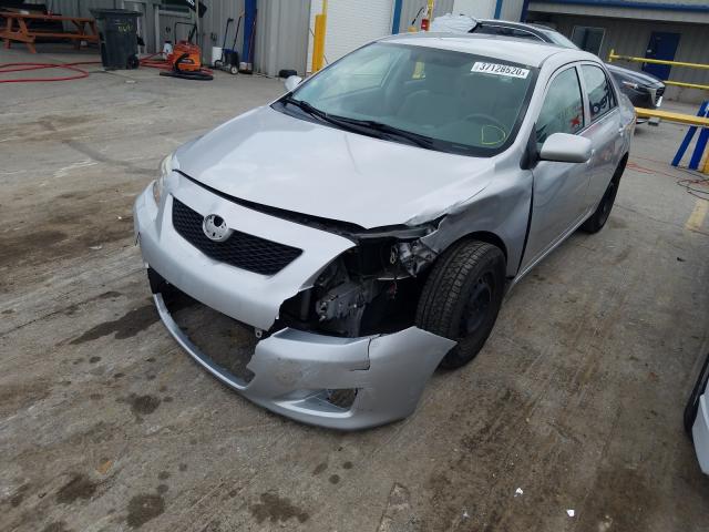 2T1BU4EE2AC280195 - 2010 TOYOTA COROLLA BASE  photo 2