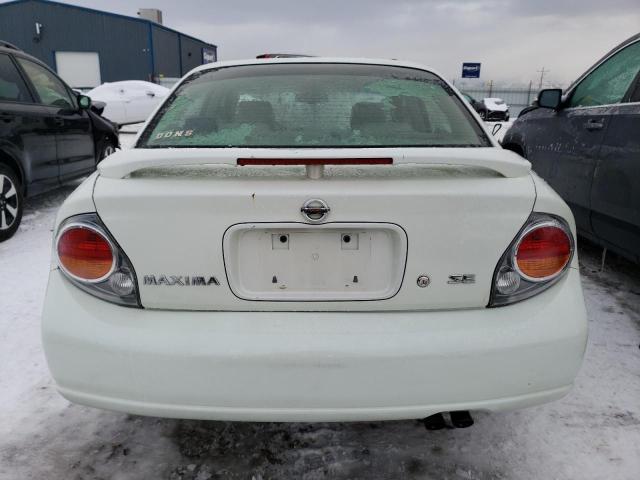 JN1DA31AX3T430485 - 2003 NISSAN MAXIMA GLE WHITE photo 6