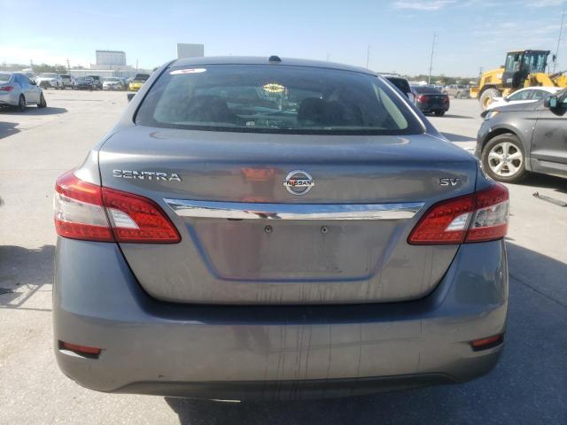 3N1AB7AP3FY361579 - 2015 NISSAN SENTRA S GRAY photo 6