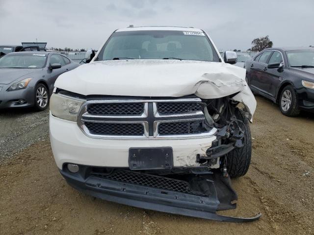 1D4RE4GG2BC730774 - 2011 DODGE DURANGO CREW WHITE photo 5