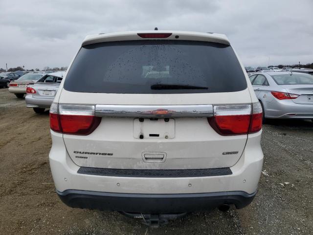 1D4RE4GG2BC730774 - 2011 DODGE DURANGO CREW WHITE photo 6