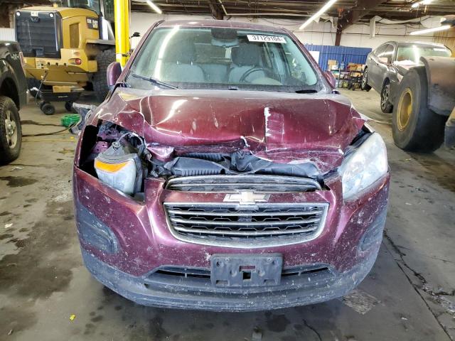 3GNCJNSB8GL244747 - 2016 CHEVROLET TRAX LS MAROON photo 5