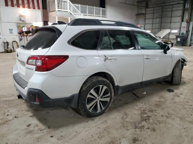 4S4BSANC5K3243473 - 2019 SUBARU OUTBACK 2.5I LIMITED WHITE photo 3