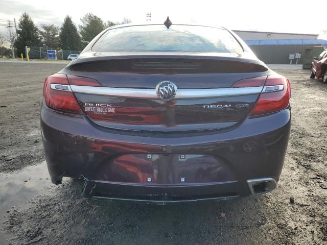 2G4GT5GX6H9189188 - 2017 BUICK REGAL GS Бордовый фото 6