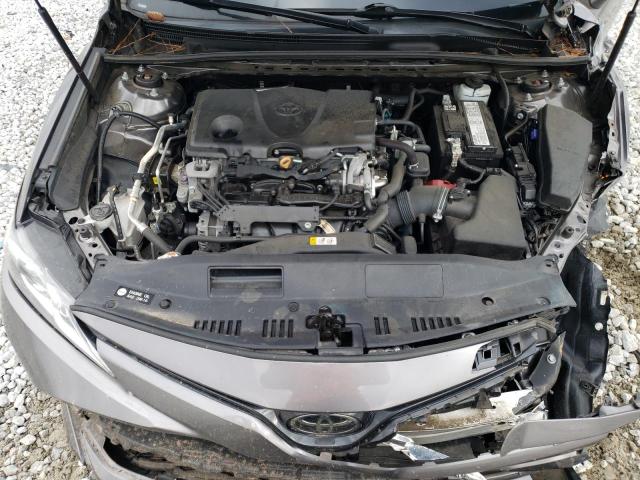 4T1B11HK4KU801653 - 2019 TOYOTA CAMRY L/LE L GRAY photo 11