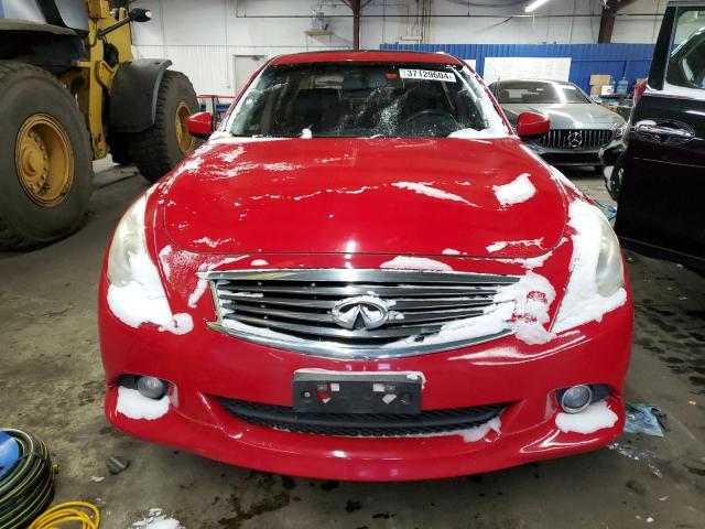 JN1CV6AR1AM458495 - 2010 INFINITI G37 RED photo 5