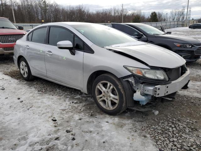 19XFB2F54FE217621 - 2015 HONDA CIVIC LX SILVER photo 4