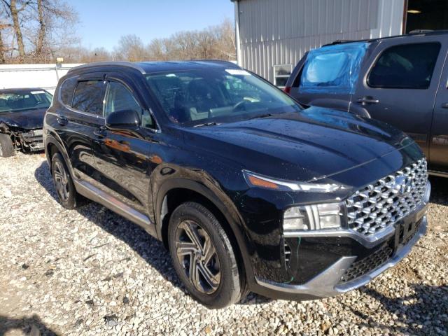 5NMS24AJ7NH398266 - 2022 HYUNDAI SANTA FE SEL Սև լուսանկար 4