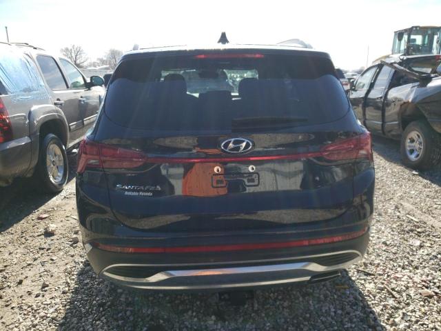 5NMS24AJ7NH398266 - 2022 HYUNDAI SANTA FE SEL Սև լուսանկար 6