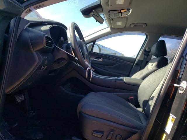 5NMS24AJ7NH398266 - 2022 HYUNDAI SANTA FE SEL Սև լուսանկար 7