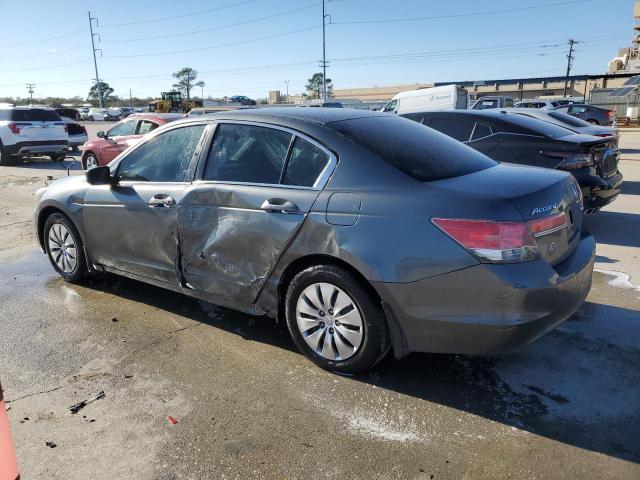 1HGCP2F31BA001016 - 2011 HONDA ACCORD LX GRAY photo 2