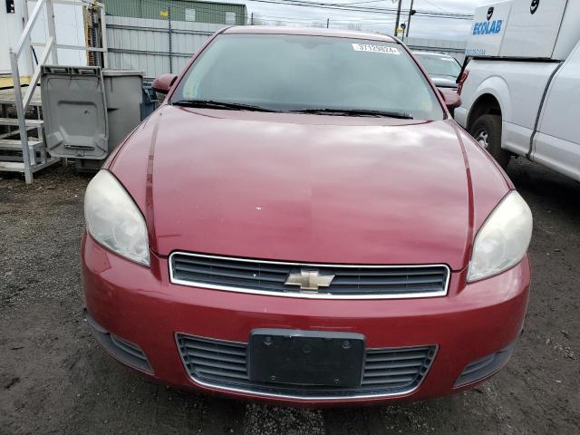 2G1WT58NX79256170 - 2007 CHEVROLET IMPALA LT RED photo 5