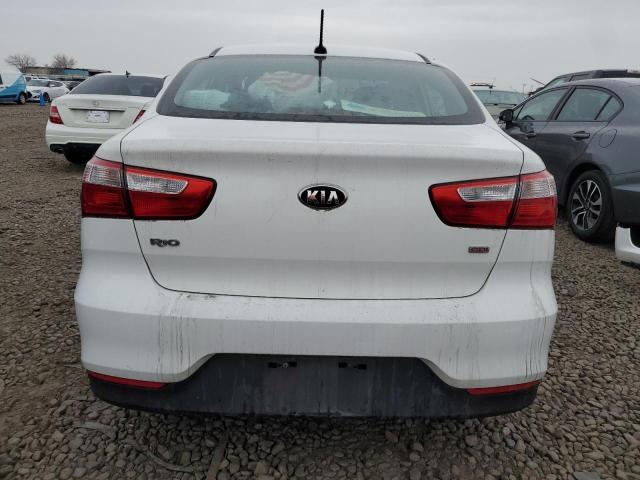 KNADM4A38H6027281 - 2017 KIA RIO LX WHITE photo 6