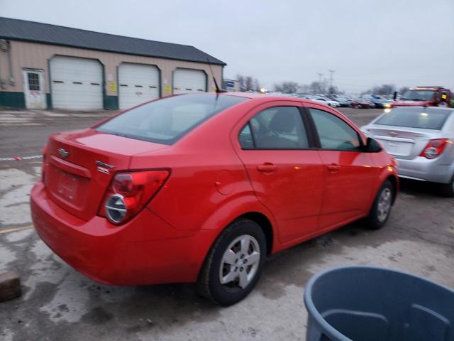 1G1JA5SH3E4156656 - 2014 CHEVROLET SONIC LS RED photo 3