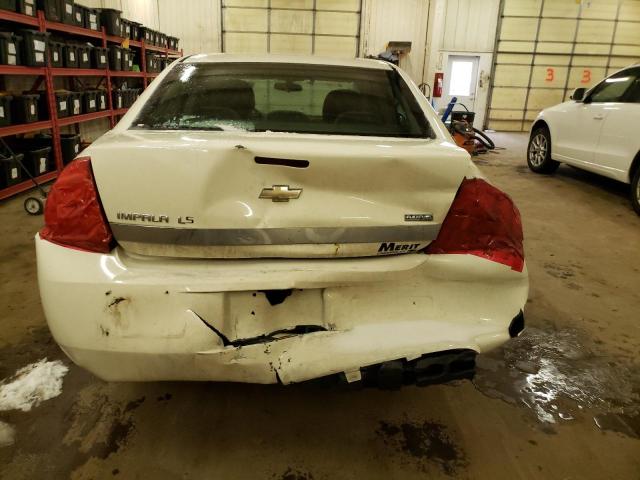 2G1WB57K291100099 - 2009 CHEVROLET IMPALA LS WHITE photo 6