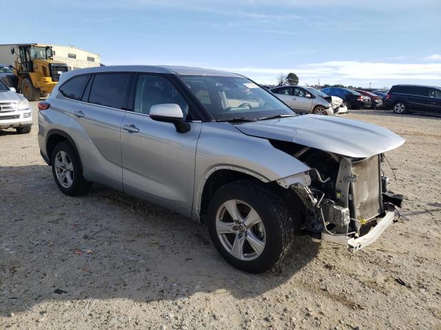 5TDZZRAH0MS070882 - 2021 TOYOTA HIGHLANDER L SILVER photo 4