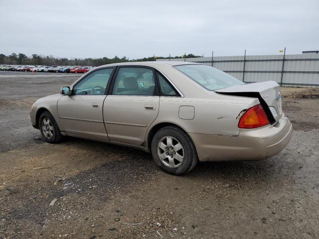 4T1BF28B1YU096035 - 2000 TOYOTA AVALON XL BEIGE photo 2