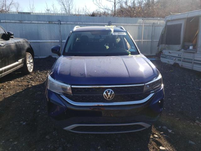 3VVWX7B25NM092080 - 2022 VOLKSWAGEN TAOS SE BLUE photo 5