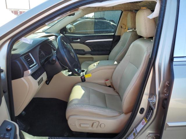 5TDJKRFH0FS073262 - 2015 TOYOTA HIGHLANDER XLE 米色 照片 7