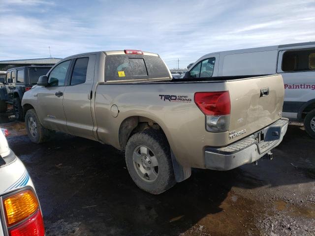 5TFBV54148X077113 - 2008 TOYOTA TUNDRA DOUBLE CAB GOLD photo 2