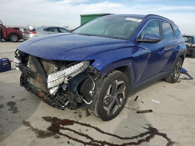 5NMJC3AE6NH050254 - 2022 HYUNDAI TUCSON SEL BLUE photo 1