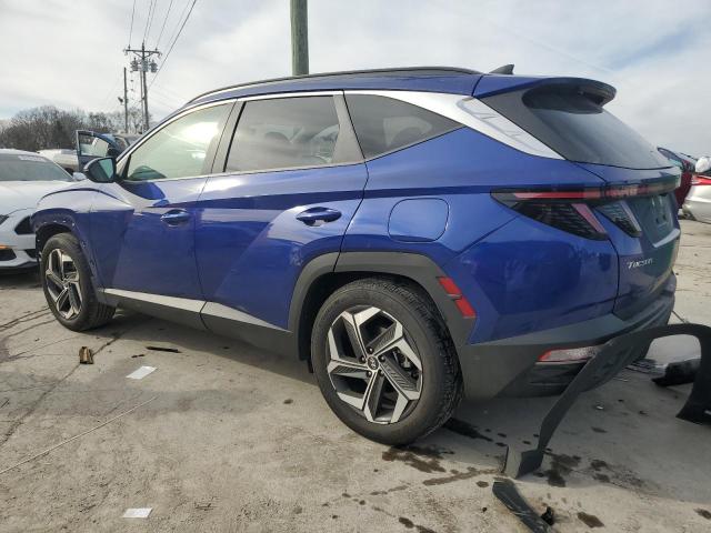 5NMJC3AE6NH050254 - 2022 HYUNDAI TUCSON SEL BLUE photo 2