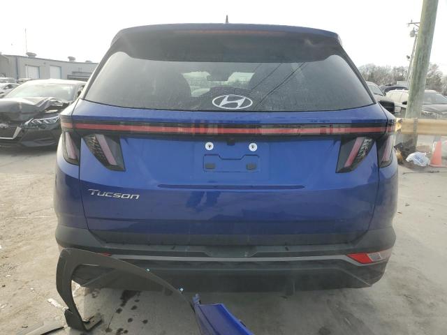 5NMJC3AE6NH050254 - 2022 HYUNDAI TUCSON SEL BLUE photo 6