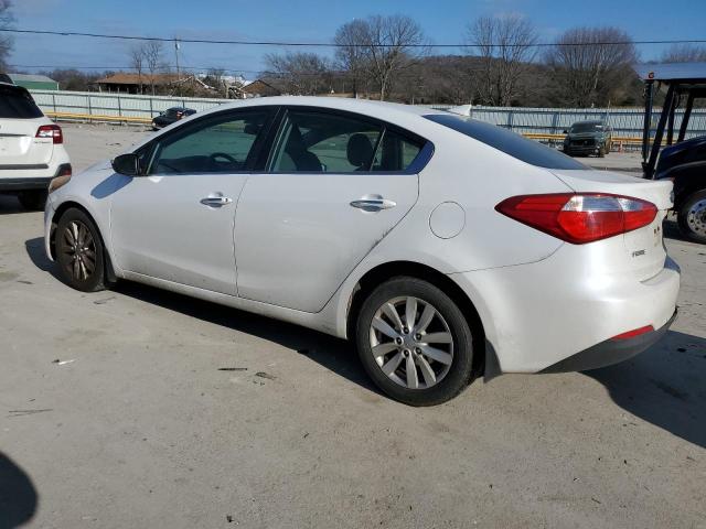 KNAFX4A89E5161813 - 2014 KIA FORTE EX WHITE photo 2