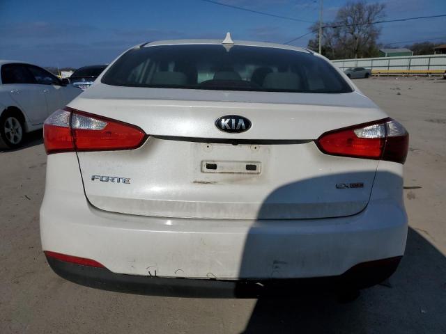 KNAFX4A89E5161813 - 2014 KIA FORTE EX WHITE photo 6