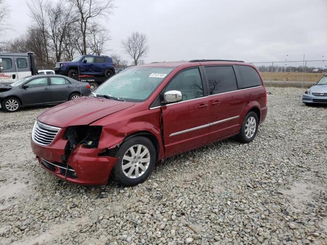 2C4RC1CG1CR181584 - 2012 CHRYSLER TOWN & COU TOURING L RED photo 1