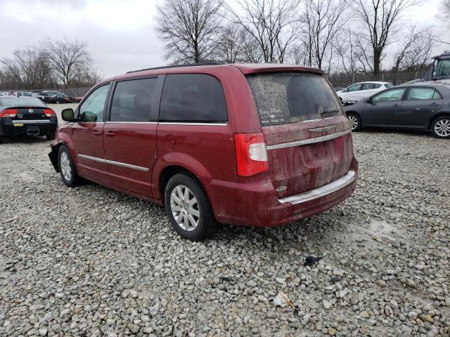 2C4RC1CG1CR181584 - 2012 CHRYSLER TOWN & COU TOURING L RED photo 2