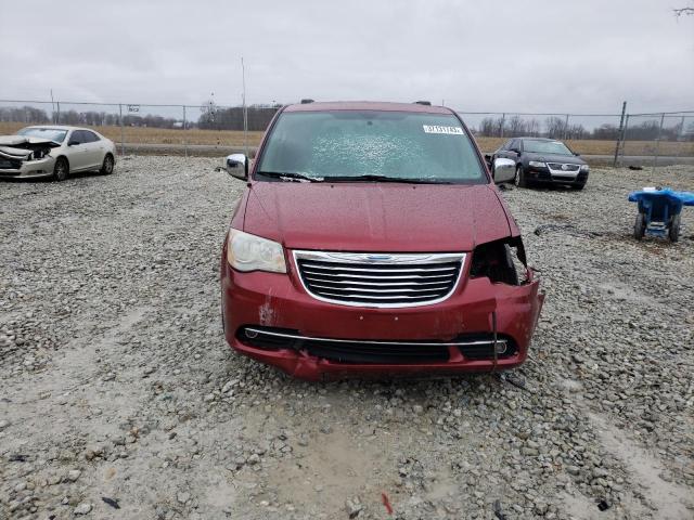 2C4RC1CG1CR181584 - 2012 CHRYSLER TOWN & COU TOURING L RED photo 5