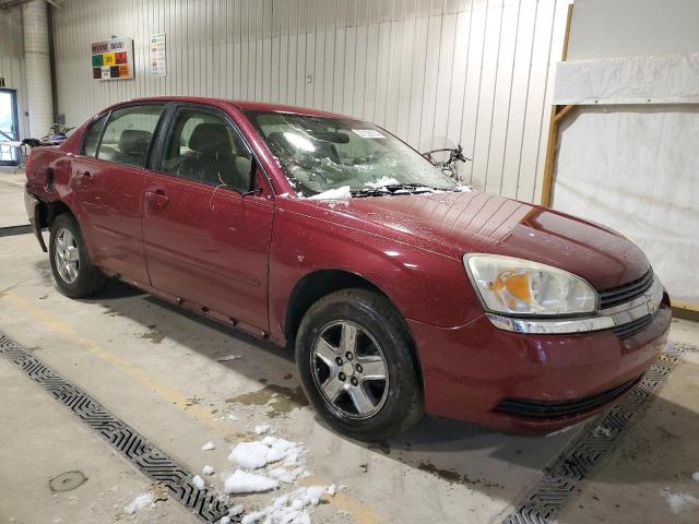 1G1ZT54835F145543 - 2005 CHEVROLET MALIBU LS RED photo 4