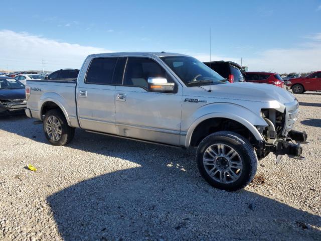 1FTFW1EV6AFA03695 - 2010 FORD F150 SUPERCREW SILVER photo 4