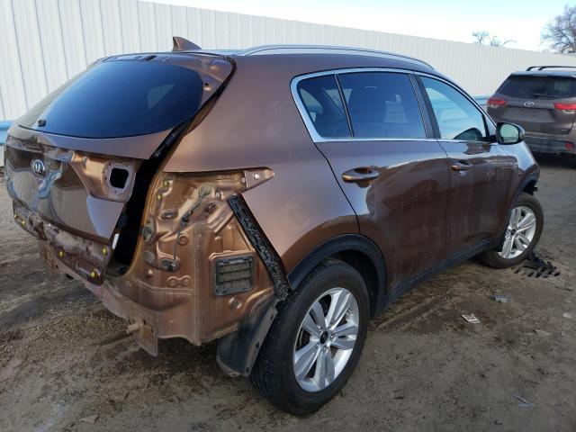 KNDPMCAC8J7460089 - 2018 KIA SPORTAGE LX BROWN photo 3