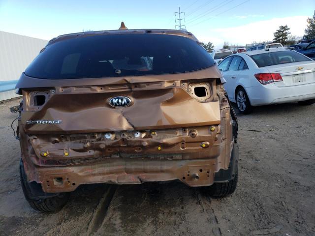 KNDPMCAC8J7460089 - 2018 KIA SPORTAGE LX BROWN photo 6