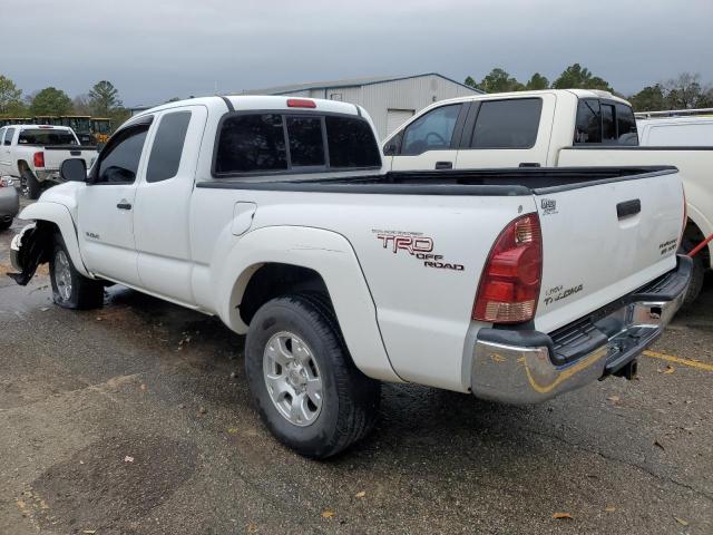 5TETU62NX5Z095638 - 2005 TOYOTA TACOMA PRERUNNER ACCESS CAB WHITE photo 2