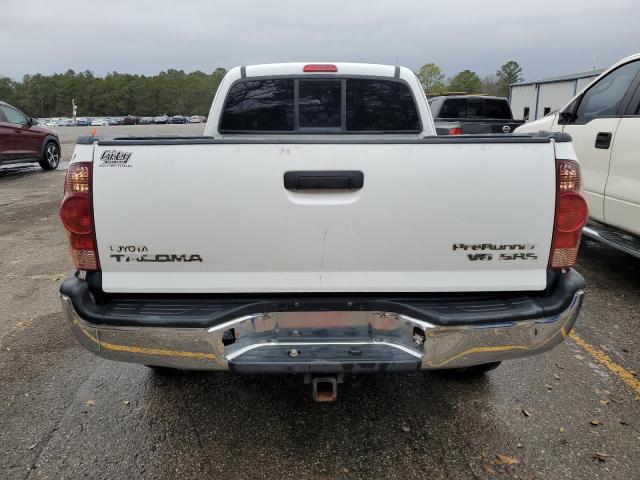 5TETU62NX5Z095638 - 2005 TOYOTA TACOMA PRERUNNER ACCESS CAB WHITE photo 6