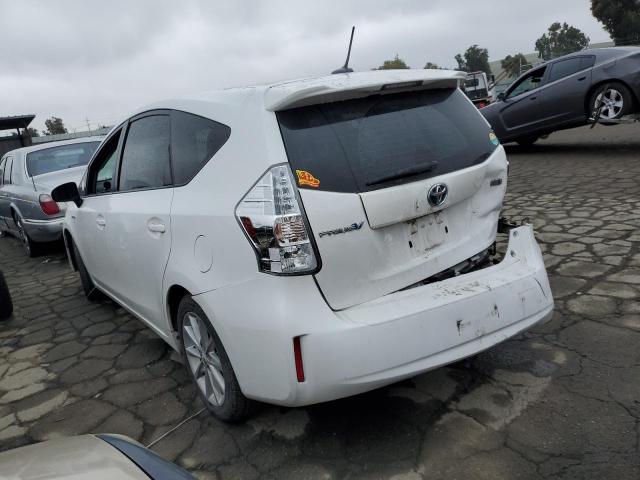 JTDZN3EU8C3053246 - 2012 TOYOTA PRIUS V WHITE photo 2