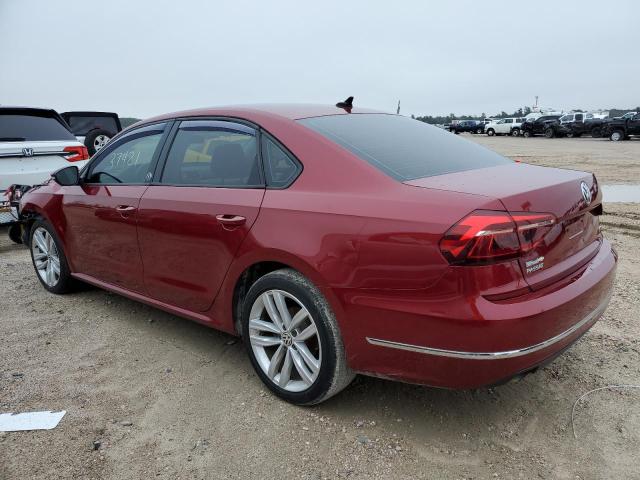 1VWLA7A36KC000577 - 2019 VOLKSWAGEN PASSAT WOLFSBURG RED photo 2