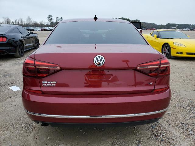 1VWLA7A36KC000577 - 2019 VOLKSWAGEN PASSAT WOLFSBURG RED photo 6