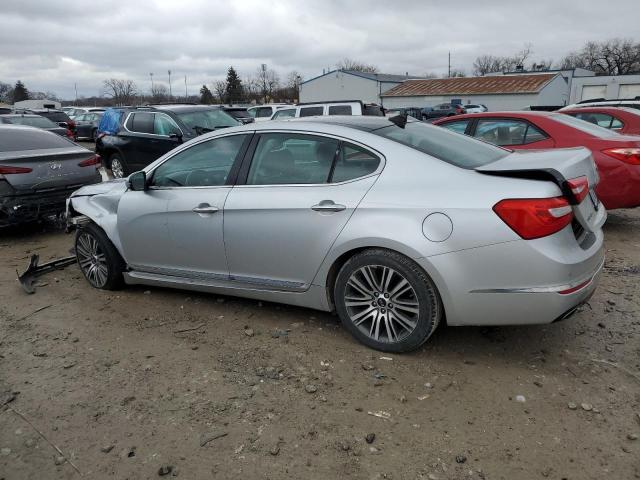 KNALN4D76G5206981 - 2016 KIA CADENZA LUXURY SILVER photo 2