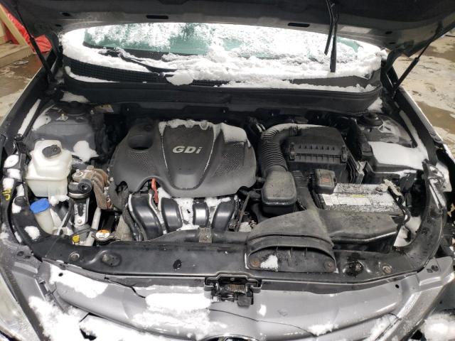 5NPEB4AC3DH556411 - 2013 HYUNDAI SONATA GLS GRAY photo 11