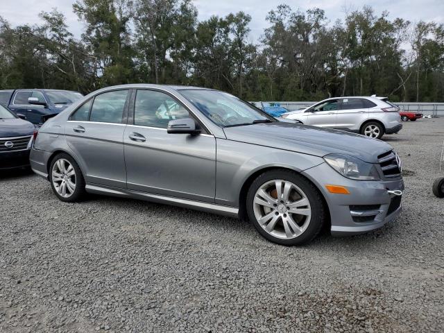 WDDGF8AB9EG228224 - 2014 MERCEDES-BENZ C 300 4MATIC SILVER photo 4