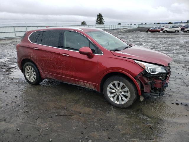 LRBFXDSA7HD222637 - 2017 BUICK ENVISION ESSENCE RED photo 4
