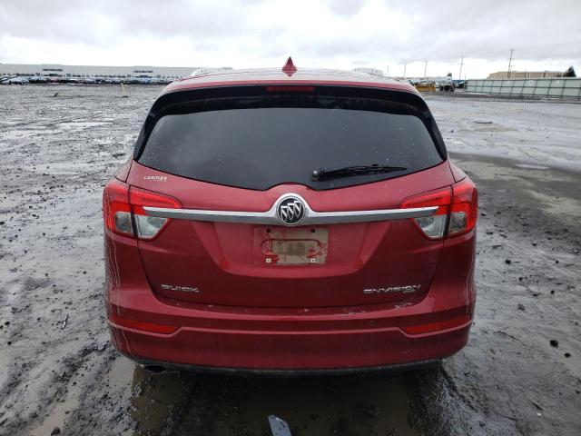 LRBFXDSA7HD222637 - 2017 BUICK ENVISION ESSENCE RED photo 6