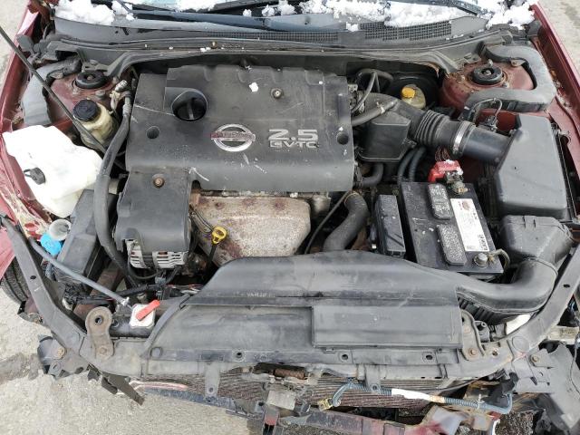 1N4AL11D45C103954 - 2005 NISSAN ALTIMA S MAROON photo 11