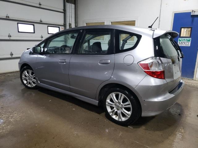 JHMGE8H47AS026489 - 2010 HONDA FIT SPORT GRAY photo 2