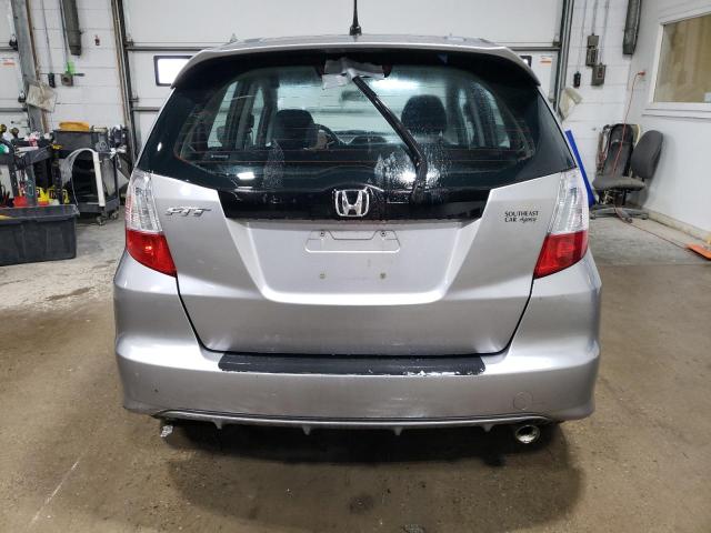 JHMGE8H47AS026489 - 2010 HONDA FIT SPORT GRAY photo 6