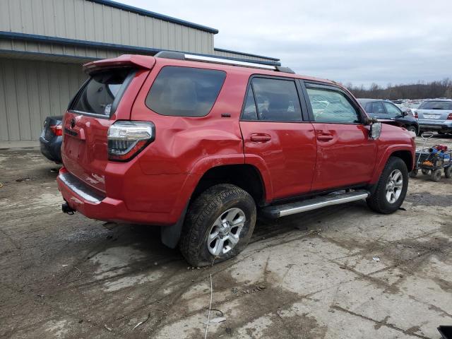 JTENU5JR3M5909715 - 2021 TOYOTA 4RUNNER SR5/SR5 PREMIUM ბურგუნდია ფოტო 3